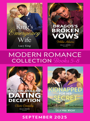 cover image of Modern Romance September 2025 Books 5-8